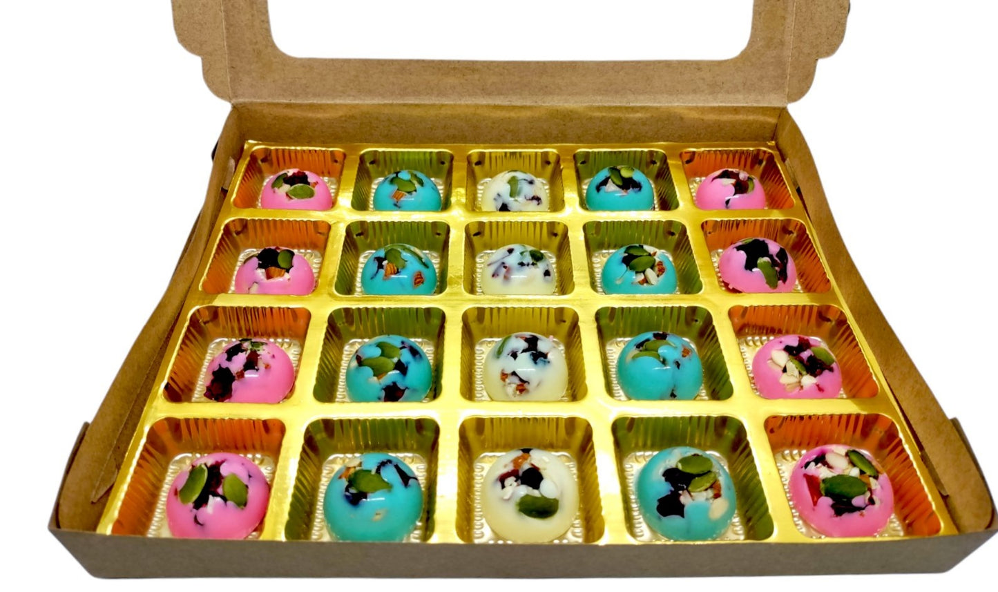 26 Bakes Colorful Mix Chocolates with Dry-Fruits (20 Pcs)