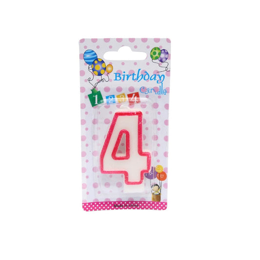 4 (Number) Birthday Candle