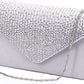 Nodykka Purses and Handbags Envelope Evening Clutch Crossbody Bags Classic Wedding Party Shoulder Bag for Women