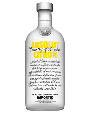 Absolut Vodka Citron 1L