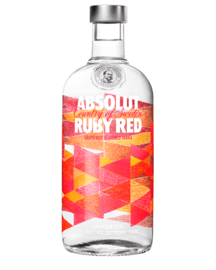 Absolut Ruby Red 1L