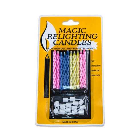 Birthday Magic Relighting candles 10pc