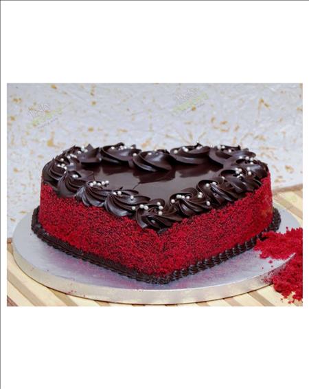 Heart Shaped Chocolate Cake