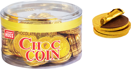 Hugs Coin Gold Chocolate 230gm
