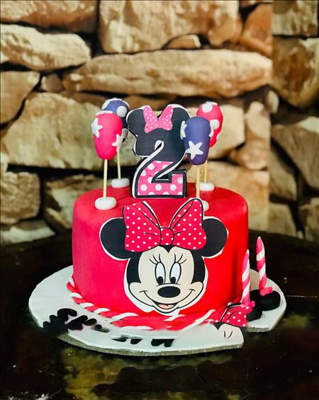 Minnie from Micky Mouse Cake