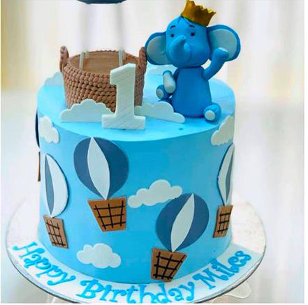 Cute Customized Elephant Cake for Kids
