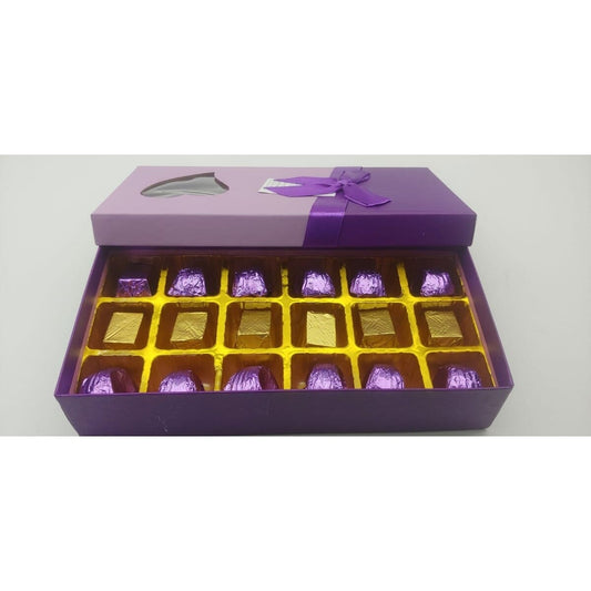 Purple Chocolate Box 18pcs